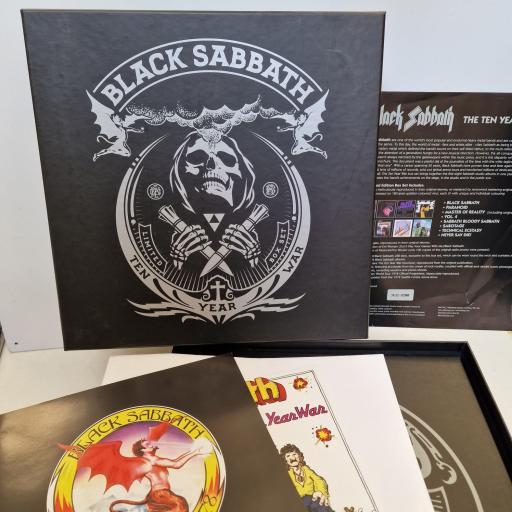 BLACK SABBATH The ten year war limited edition box set. BMGCATBOX73. SPLATTER VINYL EDITION