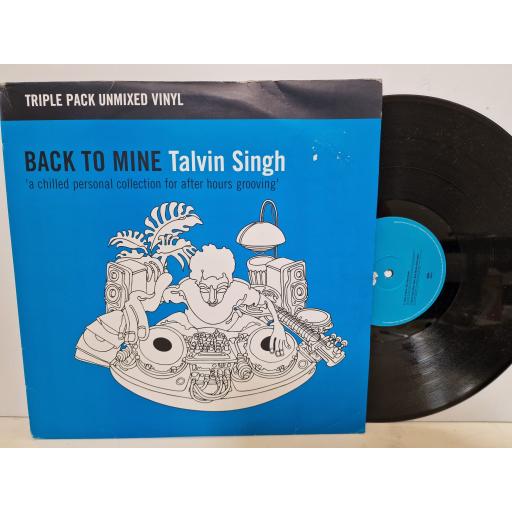 TALVIN SINGH Back to mine 3x12" vinyl LP. BACKLP8