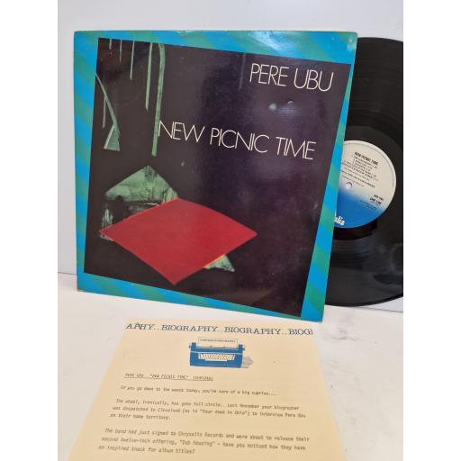 PERE UBU New picnic time 12" vinyl LP. CHR1248