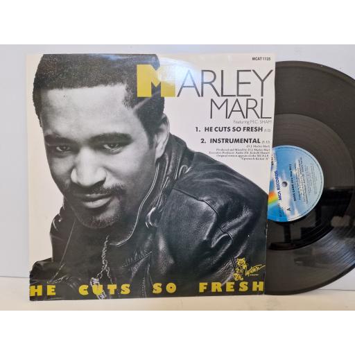 FINESSE AND SYNQUIS / MARLEY MARL Bass game / He cuts so fresh 12" single. MCAT1135