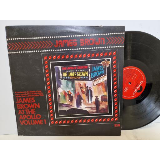 JAMES BROWN James Brown at the Apollo volume 1 12" vinyl LP. 2482184