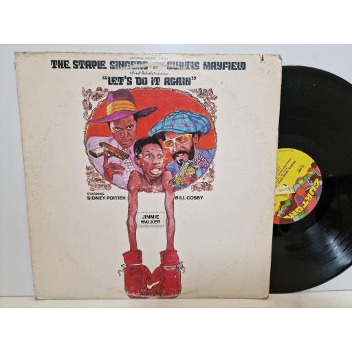 THE STAPLE SINGERS Let's Do It Again (Original Soundtrack) 12" vinyl LP. CU5005