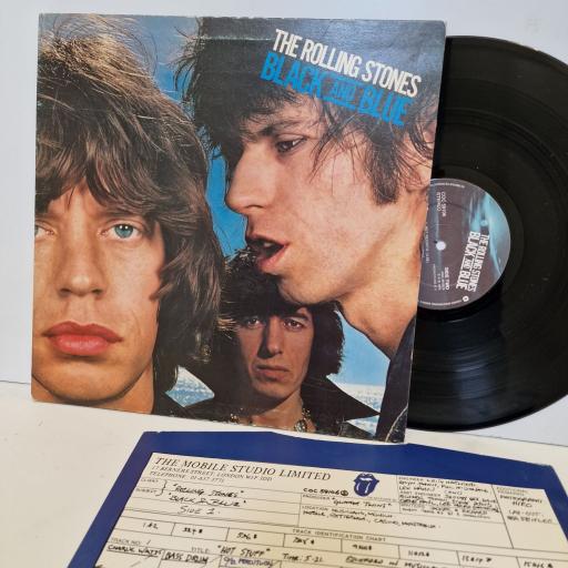 THE ROLLING STONES Black and blue 12" vinyl LP. COC59106