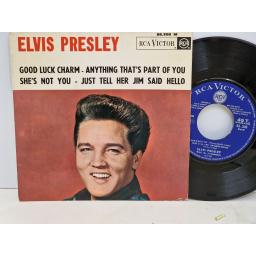 ELVIS PRESLEY Good luck charm 7" vinyl EP. 86.308