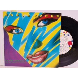 GRACE JONES I'm not perfect (but I'm perfect for you) 7" single. MT15