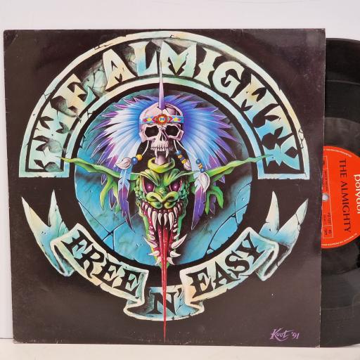 THE ALMIGHTY Free 'n' easy 12" single. 879-557-1