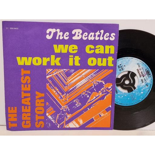 THE BEATLES We can work it out 7" single. 3C00604470