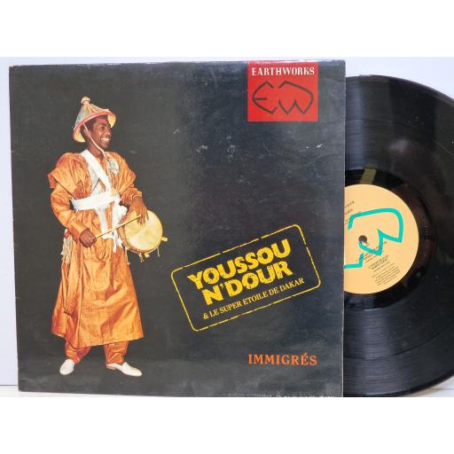 YOUSSOU N'DOUR & LE SUPER ETOILE DE DAKAR Immigres 12" vinyl LP. EWV10