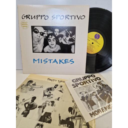 GRUPPO SPORTIVO Mistakes 12" vinyl LP. SRK6066