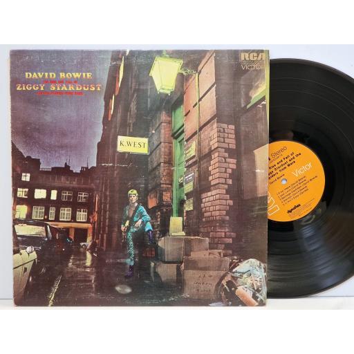 DAVID BOWIE The rise and fall of Ziggy Stardust and the spiders from Mars 12" vinyl LP. LSP-4702