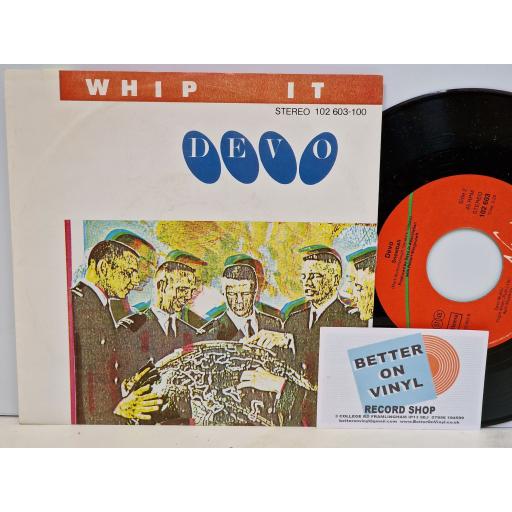 DEVO Whip it 7" single. 102 603-100