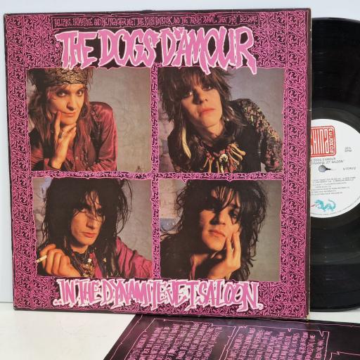 THE DOGS D'AMOUR In the dynamite saloon 12" vinyl LP. 837368-I