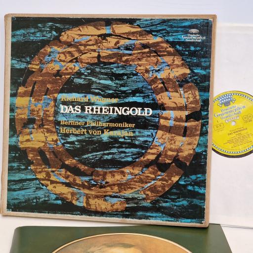 WAGNER, BERLINER PHILHARMONIKER, HERBERT VON KARAJAN Das Rheingold 3x12" vinyl LP box set. 104966/68