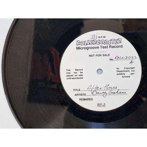 DAVEY GRAHAM After hours 10" vinyl 33 1/3 RPM. ROLL2022