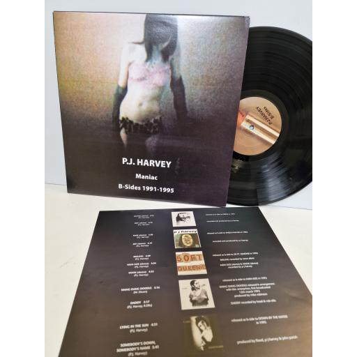 PJ HARVEY Maniac B sides 1991-1995 12" vinyl LP.