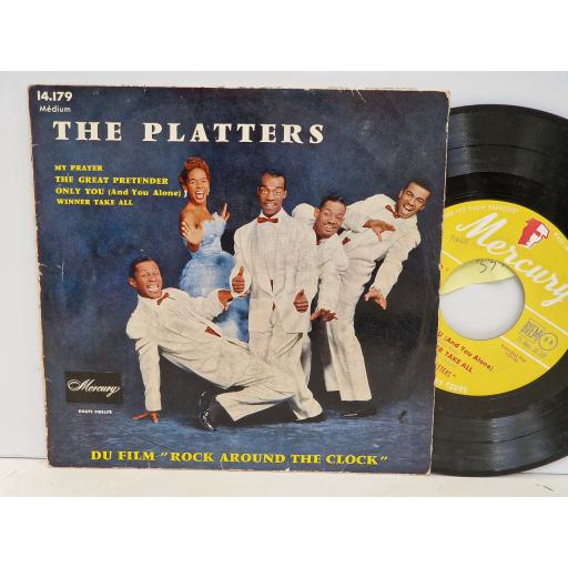 THE PLATTERS My prayer 7" vinyl EP. 14.179