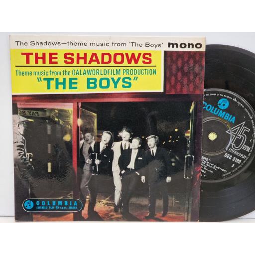 THE SHADOWS Theme music from 'The boys' 7" vinyl EP. SEG8193
