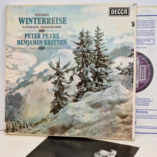 SCHUBERT: Winterreise 2x12" vinyl LP box set. SET270
