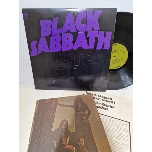 BLACK SABBATH Master of reality 12" vinyl LP WITH POSTER. BS2652