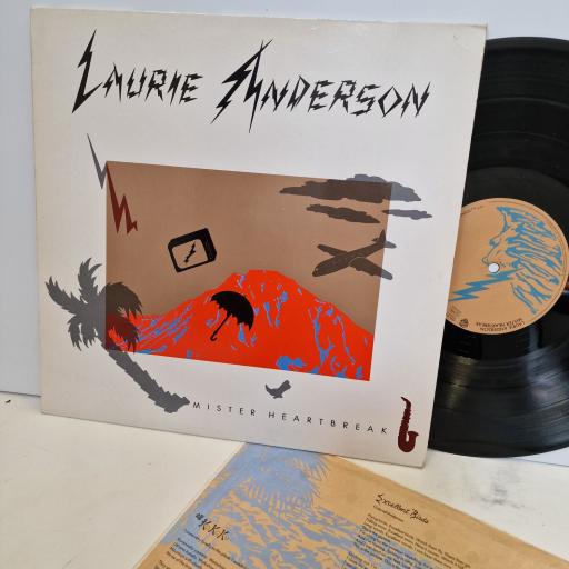 LAURIE ANDERSON Mister heartbreak 12" vinyl LP. 7599-25077-1