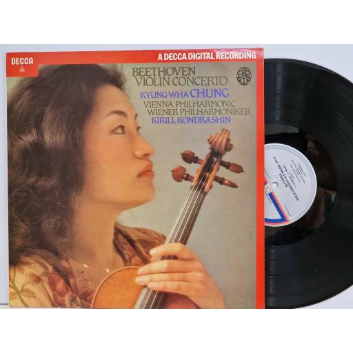 BEETHOVEN. KYUNG-WHA CHUNG, WEINER PHILHARMONIKER, KIRILL KONDRASHIN Violin concerto in D major 12" vinyl LP. SXDL7508