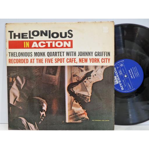 THELONIOUS MONK Thelonious in action- quartet with Johnny Griffin 12" vinyl LP. 12-262