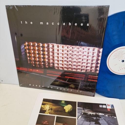 THE MACCABEES Marks to prove it 12" blue marbled vinyl LP. 02547352286