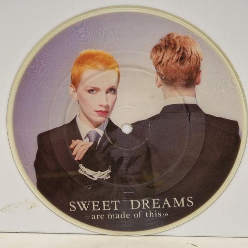EURYTHMICS Sweet dreams (are made of this) 7" picture disc single. PD68031