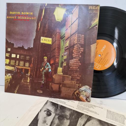 DAVID BOWIE The rise and fall of Ziggy Stardust and the spiders from Mars 12" vinyl LP. SF8287