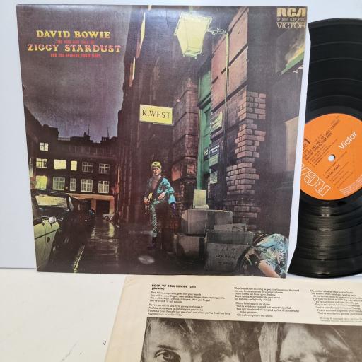 DAVID BOWIE The rise and fall of Ziggy Stardust and the spiders from Mars 12" vinyl LP. SF8287