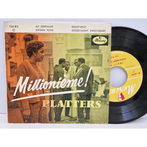 THE PLATTERS Millionieme 7" vinyl EP. 14191