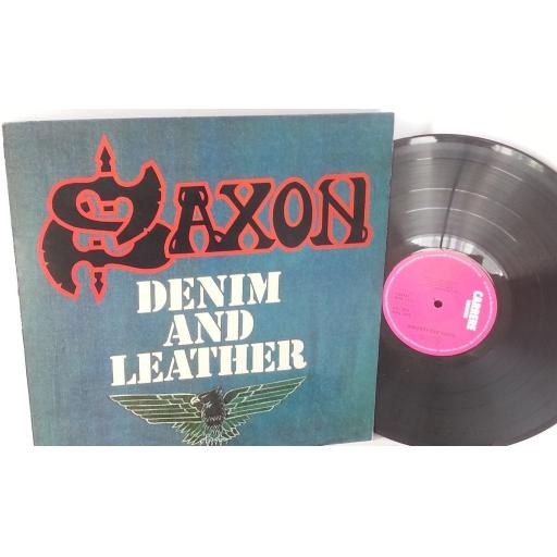 SAXON denim and leather
