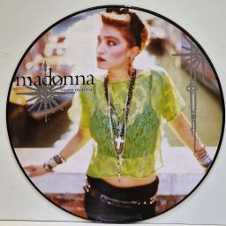 MADONNA Virgin material 12" picture disc LP. 925108