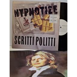 SCRITTI POLITTI Hypnotize 12" vinyl single & POSTER. VS725-12