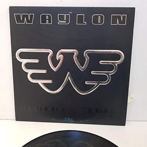 WAYLON black on black 12" VINYL LP AHL14247