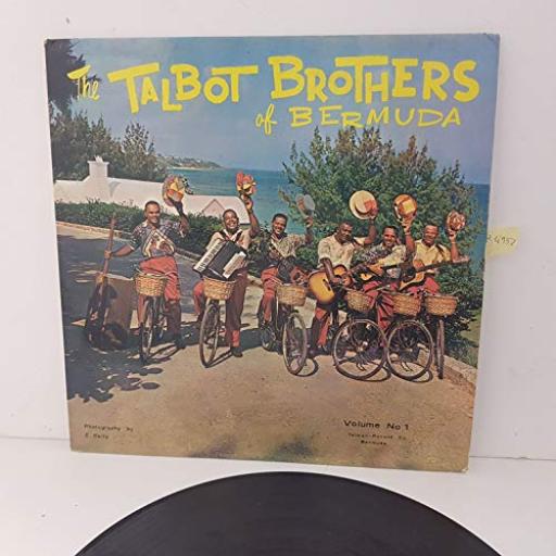 THE TALBOT BROTHERS OF BERMUDA Volume No 1. SIGNED COPY. 12" lp Vinyl PRIP1