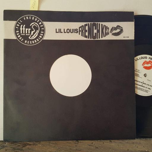 LIL LOUIS french kiss. war games. brings u music from the mind. 12" vinyl SINGLE. FX115