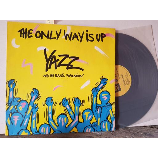 YAZZ AND THE PLASTIC POPULATION the only way is up. 12" vinyl SINGLE. BLR4T