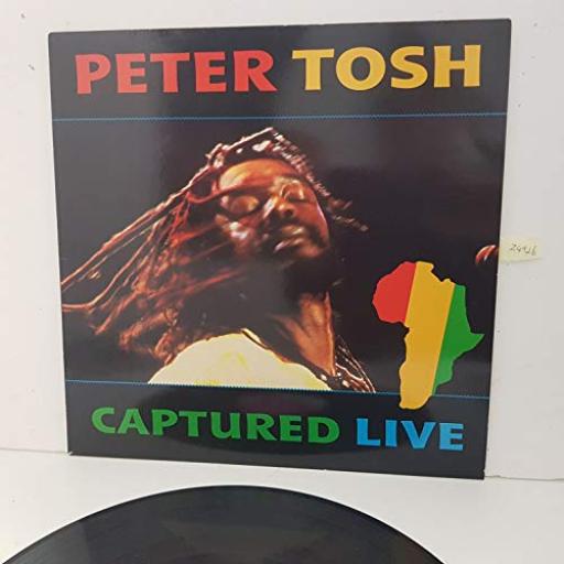 PETER TOSH captured live. 12" vinyl LP TOSH1