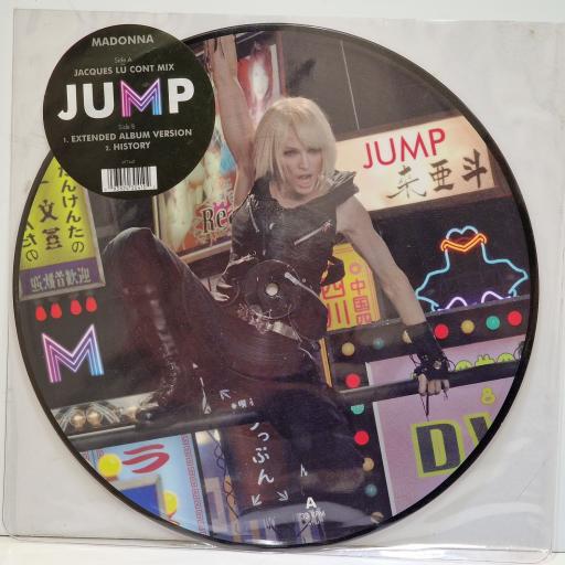 MADONNA Jump 12" picture disc single. W744T