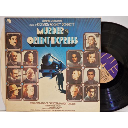 RICHARD RODNEY BENNETT, ROYAL OPERA HOUSE ORCHESTRA, MARCUS DODS Murder on the Orient Express Original soundtrack 12" vinyl LP. EMC3054