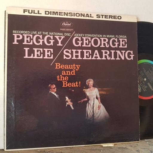 PEGGY LEE GEORGE SHEARING beauty and the beat!. 12" vinyl LP. ST1219
