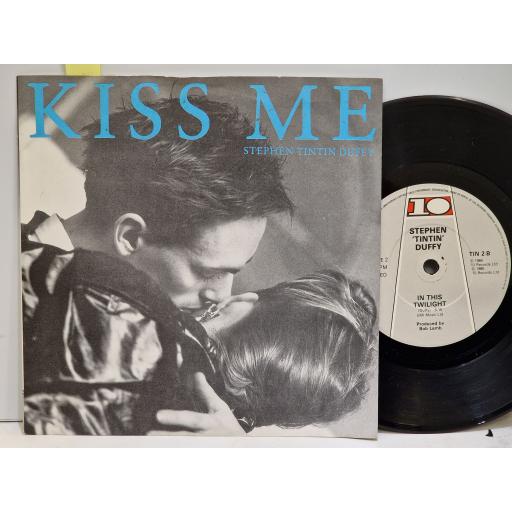STEPHEN TINTIN DUFFY Kiss me 7" single. TIN2