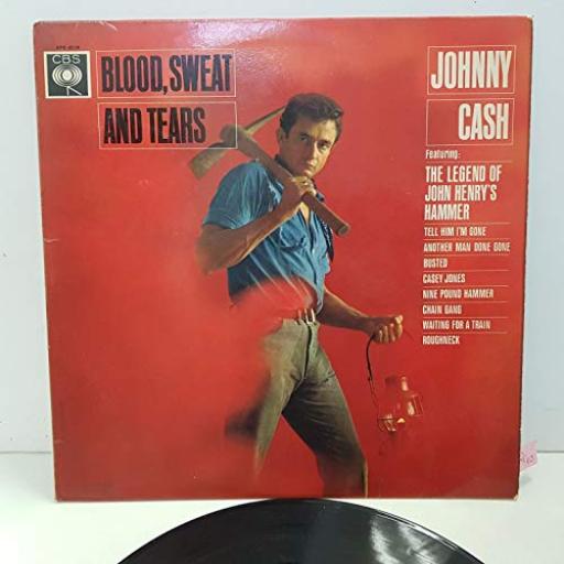 JOHNNY CASH blood sweat and tears. 12" LP vinyl BPG62119