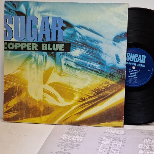 SUGAR Copper blue 12" vinyl LP. CRELP129