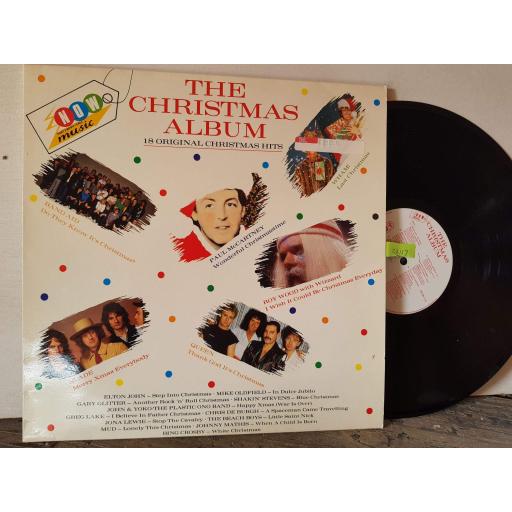 THE CHRISTMAS ALBUM 18 original christmas hits. Wizzard, Queen, Slade, Wham. 12" vinyl LP. NOX1