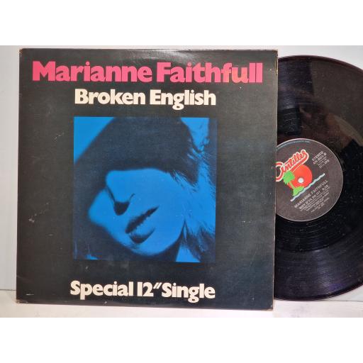 MARIANNE FAITHFULL Broken English 12" single. AN801