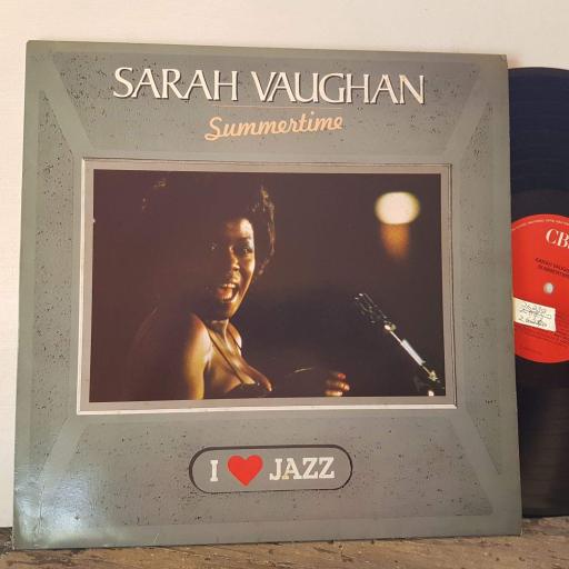 SARAH VAUGHAN. summer. 12" vinyl LP. CBS21114