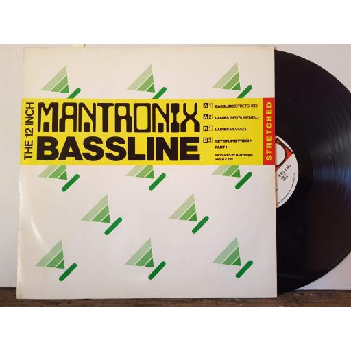 MANTRONIX bassline STRETCHED. 12" vinyl single. TEN T118