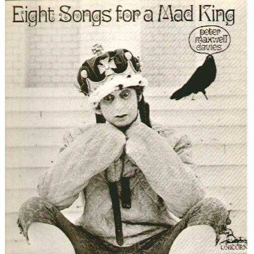 PETER MAXWELL DAVIES eight songs for a mad king. 12" vinyl LP. RHS308